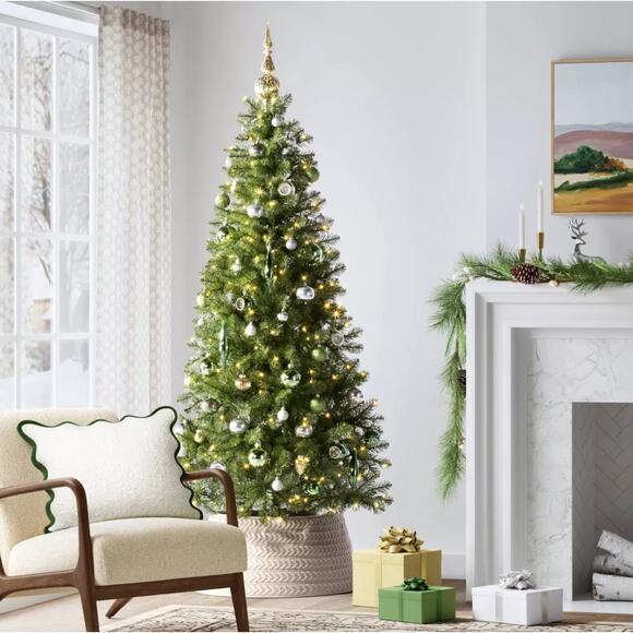Christmas Lit Finial Tree Topper Hanukkah Bush Ornament 14.5" Light Up Holiday - Picture 4 of 6